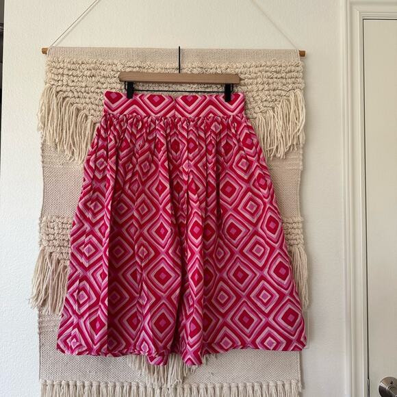 Eliza Christoph Njeri Geometric Poplin Skirt - Picture 12 of 12